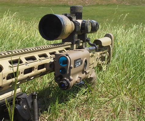 laser rangefinder rifle mounted